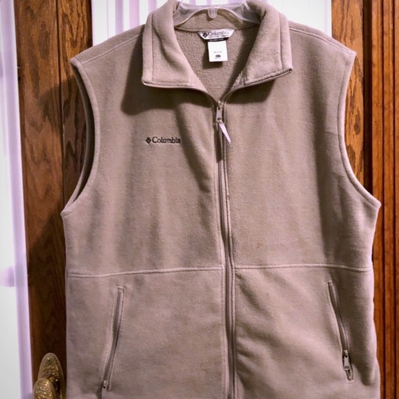 Columbia Gray Fleece Zip Front Vest - Picture 8 of 8